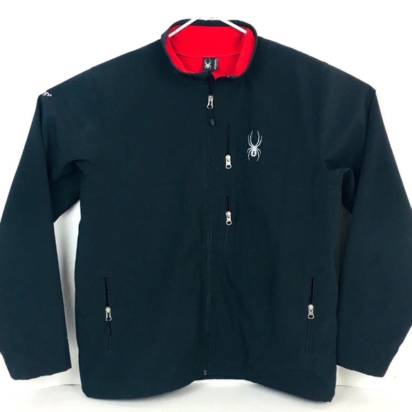 Spyder Other - Spyder Mens Full Zip Jacket Polyester Fleece Lined